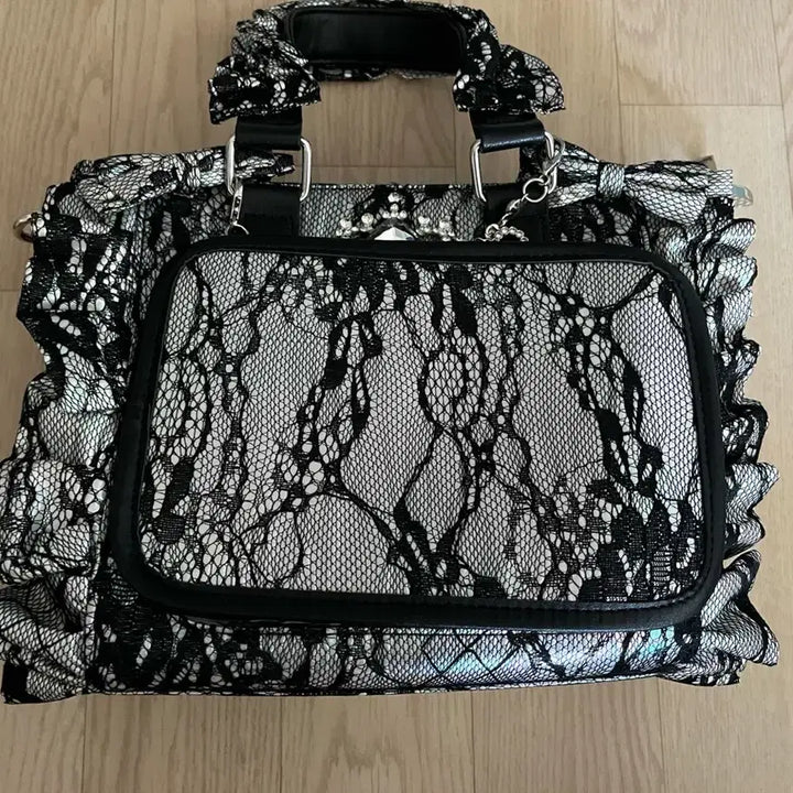[BUNJANG] Palelfy Itabag Black Lace / palelfy 팔엘피 이타백