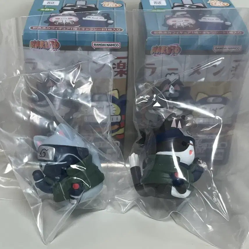 [BUNJANG] Naruto Megacat Kakashi &amp; Iruka Bundle Set / (일괄) 나루토 메가캣 카카시, 이루카