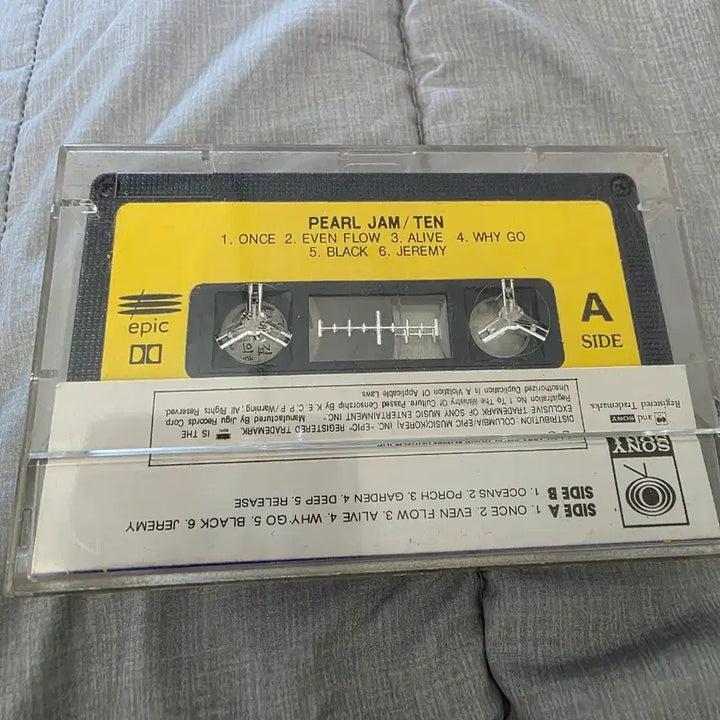 [BUNJANG] Pearl Jam 1st-4th Album Cassette Tape Bundle Set / 펄잼 1,2,3,4집 카세트테이프 일괄