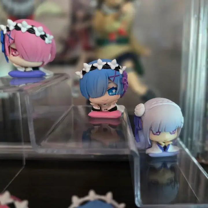 [BUNJANG] Re:Zero Ram &amp; Rem Gacha Figure Set / RE: 리 제로부터 시작 / 렘 람 / 가챠 / 피규어 6+1 [일괄]