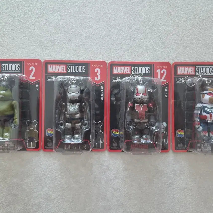 [BUNJANG] Medicom Toy Marvel Studios BE@RBRICK Happy Lottery Bundle Set / 마블스튜디오 베어브릭 해피쿠지 일괄 판매
