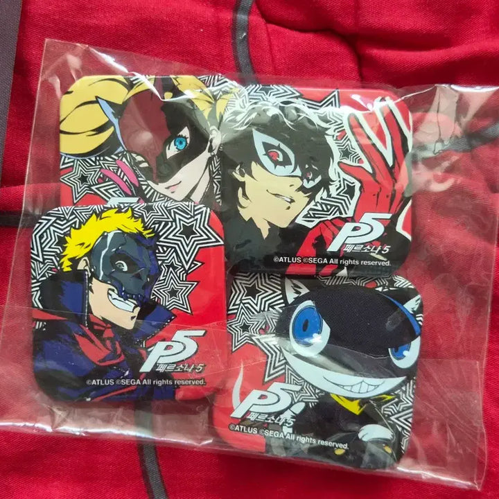 [BUNJANG] Persona 5 Tapestry and Can Badge Set / 페르소나5 테피스트리, 캔뱃지
