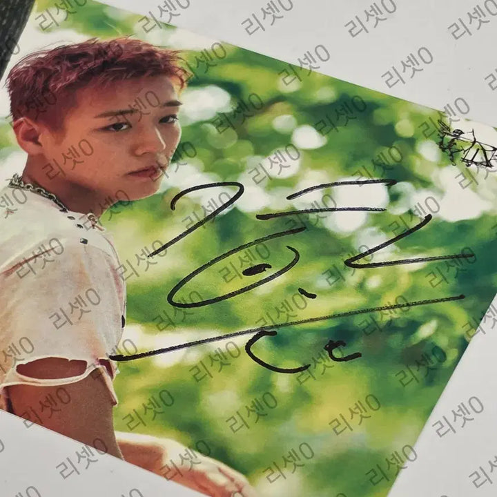 [BUNJANG] Park Ji Hoon Autographed Postcard / 미공개 비하인드 포토 사인 엽서 박지훈 친필싸인