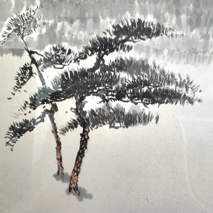 [BUNJANG] Sumeukhwa Pine Tree Painting / 수묵화 소나무 그림