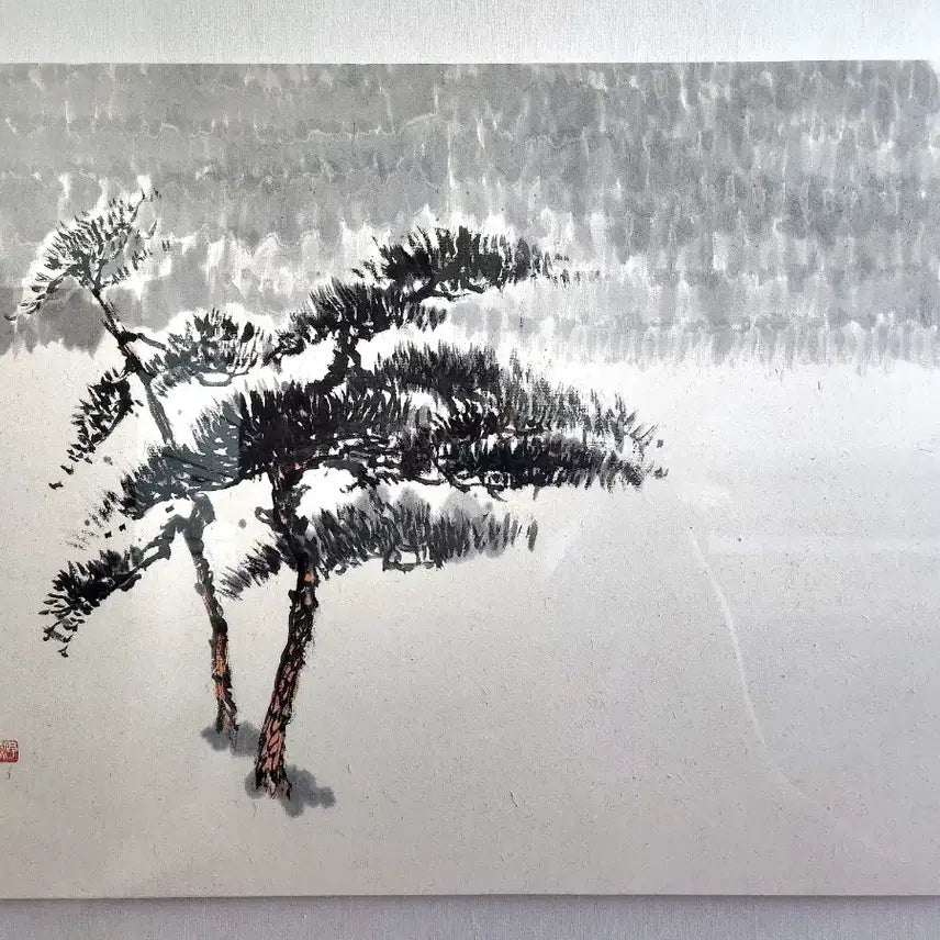 [BUNJANG] Sumeukhwa Pine Tree Painting / 수묵화 소나무 그림