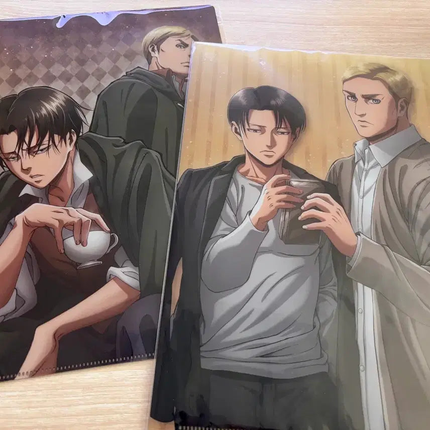 [BUNJANG] Attack on Titan File Set (2 Types) / 진격의 거인 파일 2종 일괄