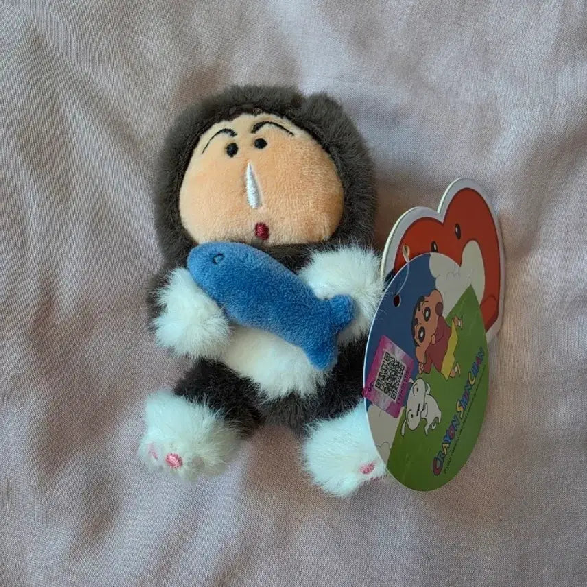 [BUNJANG] Maeng-gu Cat Doll Keychain / 맹구 고양이 인형 키링
