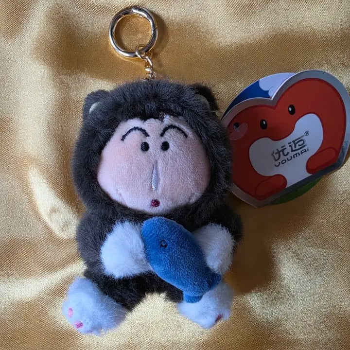 [BUNJANG] Maeng-gu Cat Doll Keychain / 맹구 고양이 인형 키링