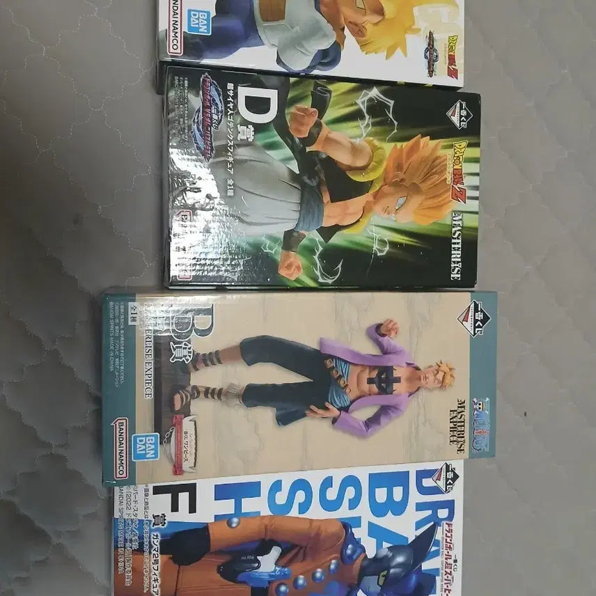 [BUNJANG] Dragon Ball &amp; One Piece Figures Bundle Set (4 Types) / 드래곤볼,원피스피규어