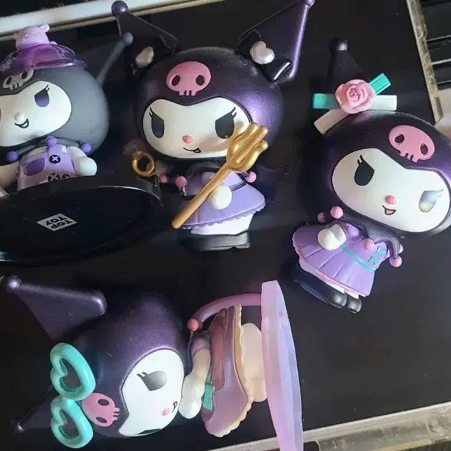 [BUNJANG] Sanrio Kuromi Figure Bundle Set (4 Pieces) / 산리오 쿠로미 피규어 4개 일괄