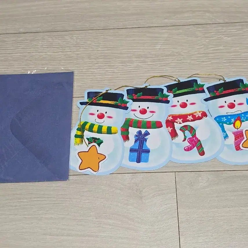 [BUNJANG] Christmas Snowman Card / 크리스마스 눈사람 카드