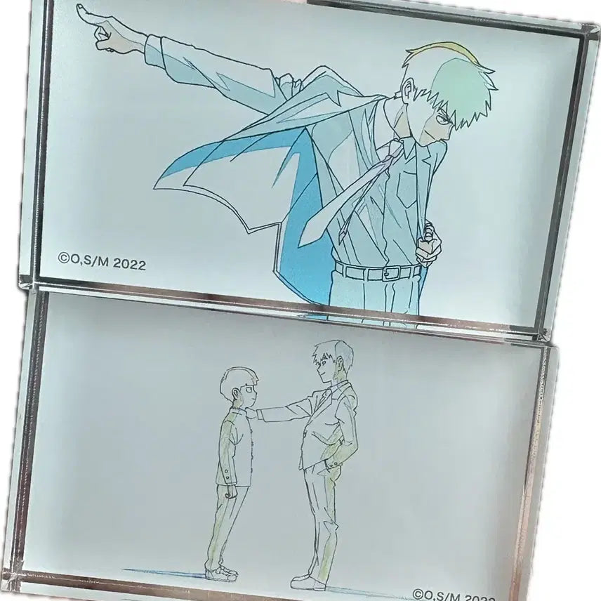 [BUNJANG] Mob Psycho 100 Original Art Block Acrylic Standee / 모브사이코 원화 블럭아크릴