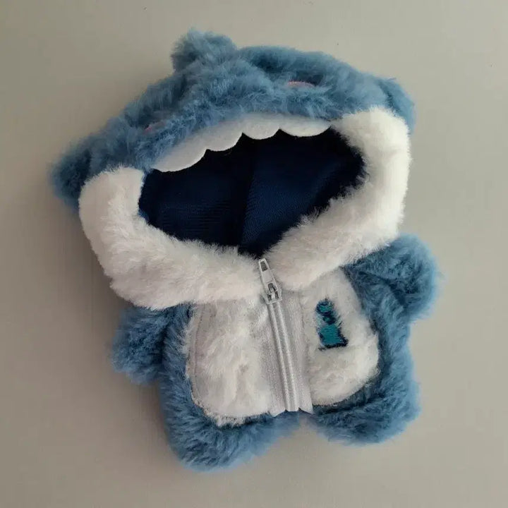 [BUNJANG] 10cm Doll Clothes - Shark Design (Blue) / 10cm 상어 인형옷- 블루