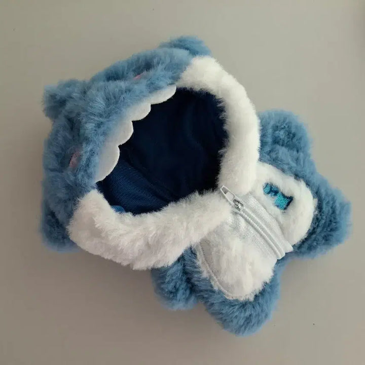 [BUNJANG] 10cm Doll Clothes - Shark Design (Blue) / 10cm 상어 인형옷- 블루