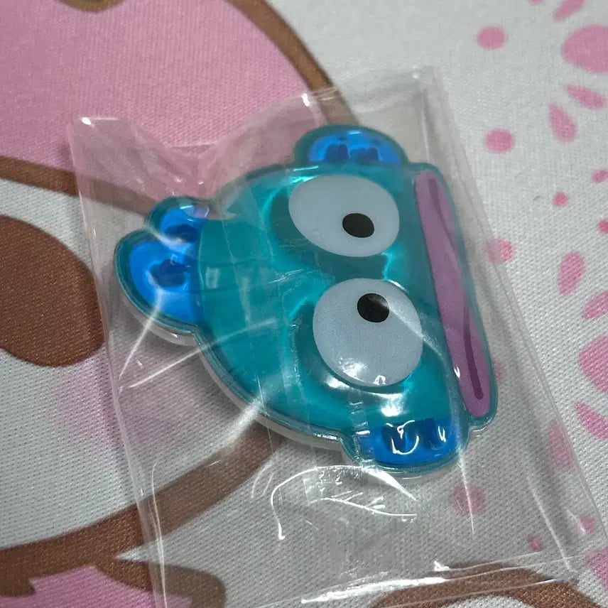 [BUNJANG] Sanrio Hangyodon Fukuritai Badge / 정품 산리오 한교동 뱃지 풋쿠리타이뱃지