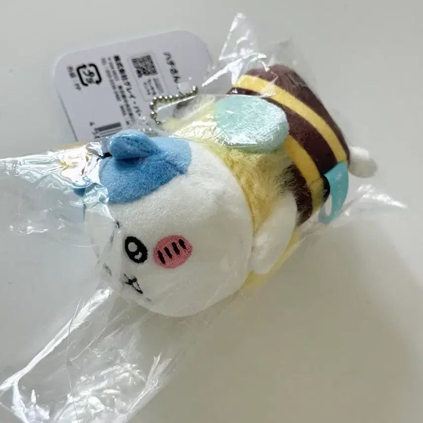 [BUNJANG] Chiikawa Hachiware Honeybee Plush Keychain New / 치이카와 하치와레 꿀벌 인형 키링 새상품