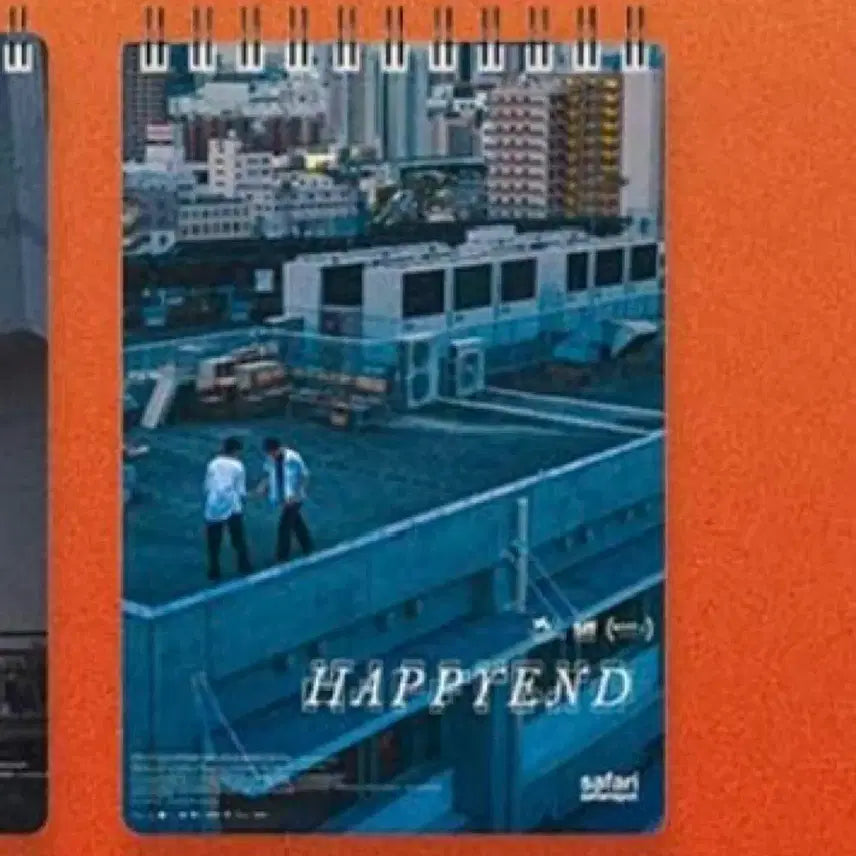 [BUNJANG] Happyend x Safarispot Collaboration CD Keychain Notebook Bundle Set / 해피엔드x사파리스팟 콜라보 cd 키링 노트 일괄 판매 굿즈