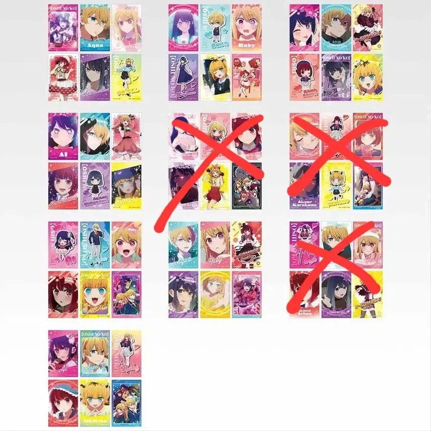 [BUNJANG] Oshi no Ko Sticker Set (7 Types) Bundle Set / 최애의아이 스티커 세트 7종 일괄 팔아요