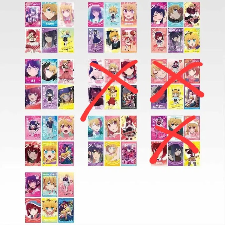 [BUNJANG] Oshi no Ko Sticker Set (7 Types) Bundle Set / 최애의아이 스티커 세트 7종 일괄 팔아요