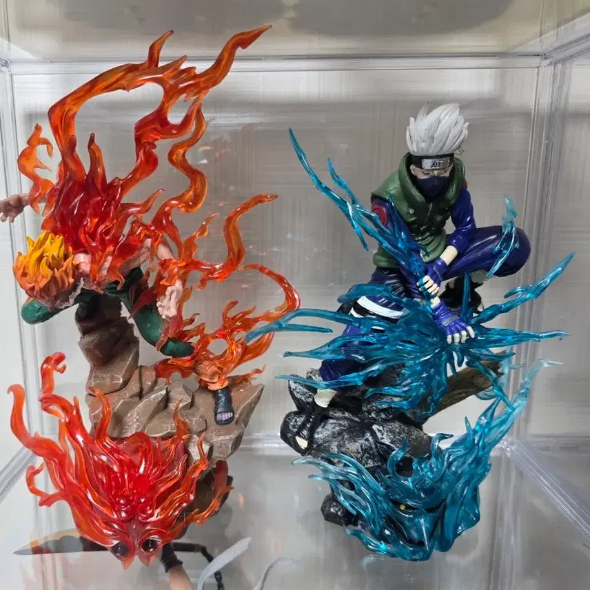 [BUNJANG] Naruto Kakashi &amp; Guy Figure Set / 나루토 피규어 세트 카카시 가이 일괄