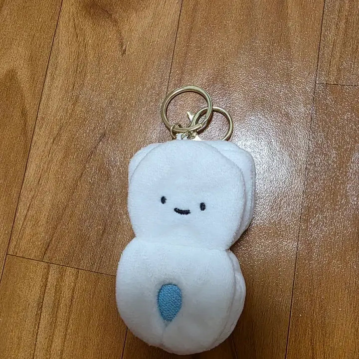[BUNJANG] White Character Plush Keychain / 흰색 캐릭터 봉제 키링