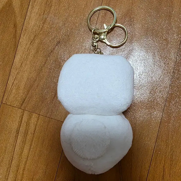 [BUNJANG] White Character Plush Keychain / 흰색 캐릭터 봉제 키링
