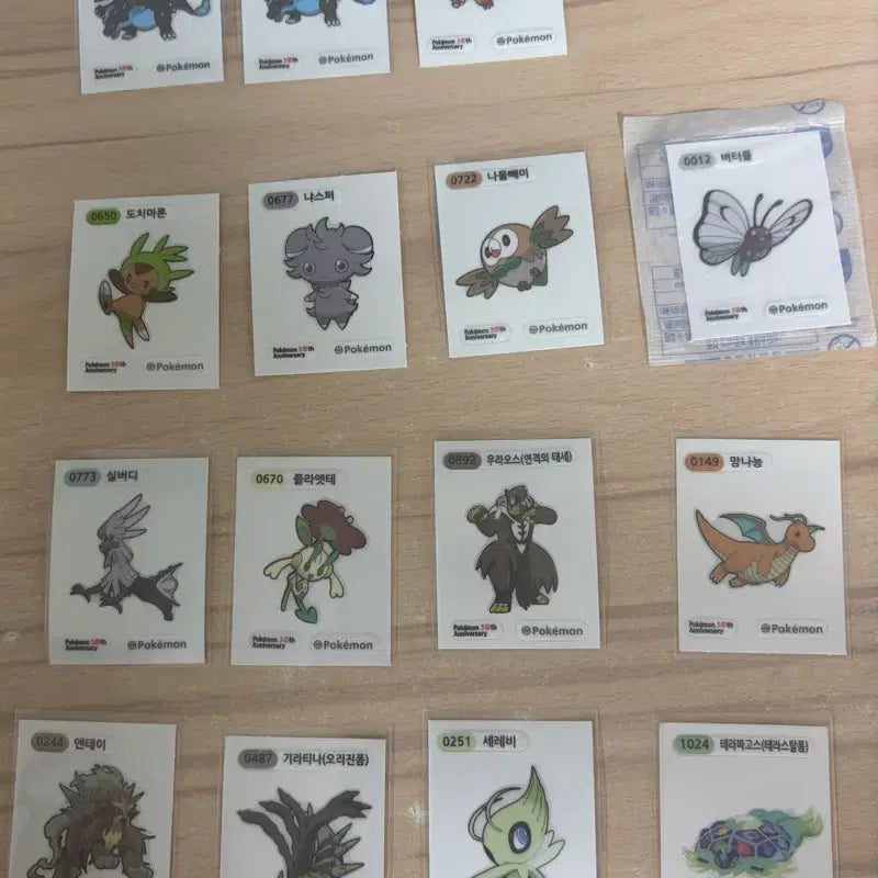 [BUNJANG] Pokemon Bread 30th Anniversary Stickers (Seasons 5 &amp; 6) / 포켓몬빵 30주년 띠부씰 시즌 5 시즌 6 판매 및 교환