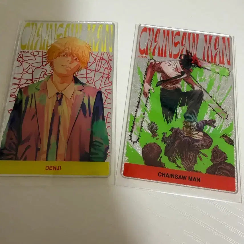 [BUNJANG] Chainsaw Man Metallic Acrylic Card Denji Set / 체인소맨 메탈릭 아크릴카드 덴지 세트