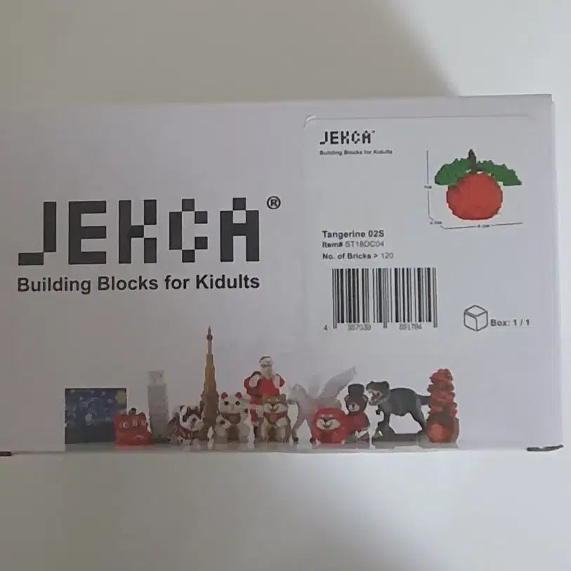 [BUNJANG] JEKCA Nanoblock Tangerine/Hallabong / [미개봉] JEKCA 제카 나노블록 귤/한라봉