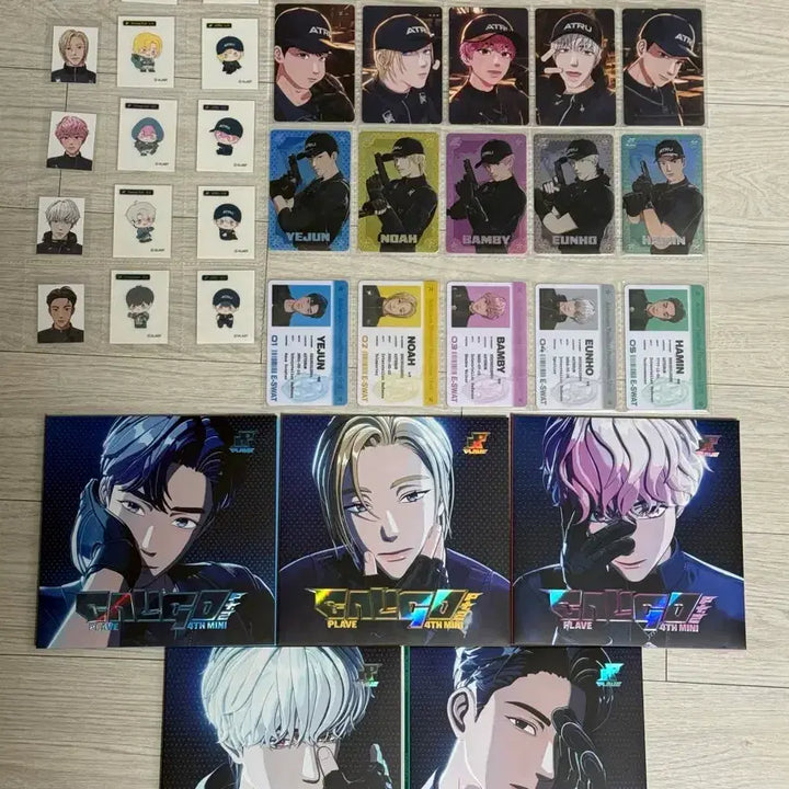 [BUNJANG] PLAVE Calligo 2 IDPASS Album + Photocard Bundle Set / 플레이브 칼리고2 아이디패스 앨범+포카 드볼 일괄