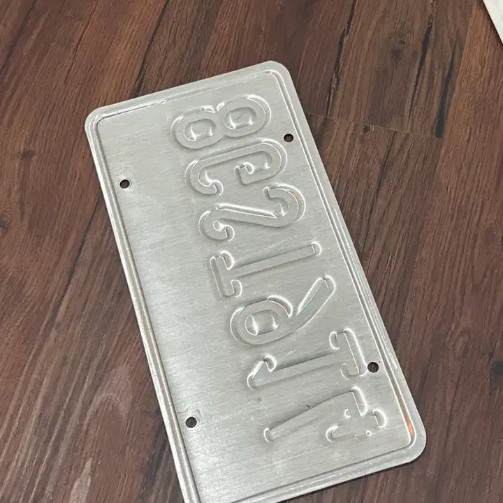 [BUNJANG] California USA License Plate Set - Front &amp; Rear / 미국 캘리포니아 앞뒤 실제 번호판 전면후면 세트 넘버플레이드