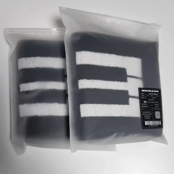 [BUNJANG] BIGBANG Bundle Set 2 Long Towel Slogans (Piano) / 2개 일괄 빅뱅 롱타월 슬로건 피아노