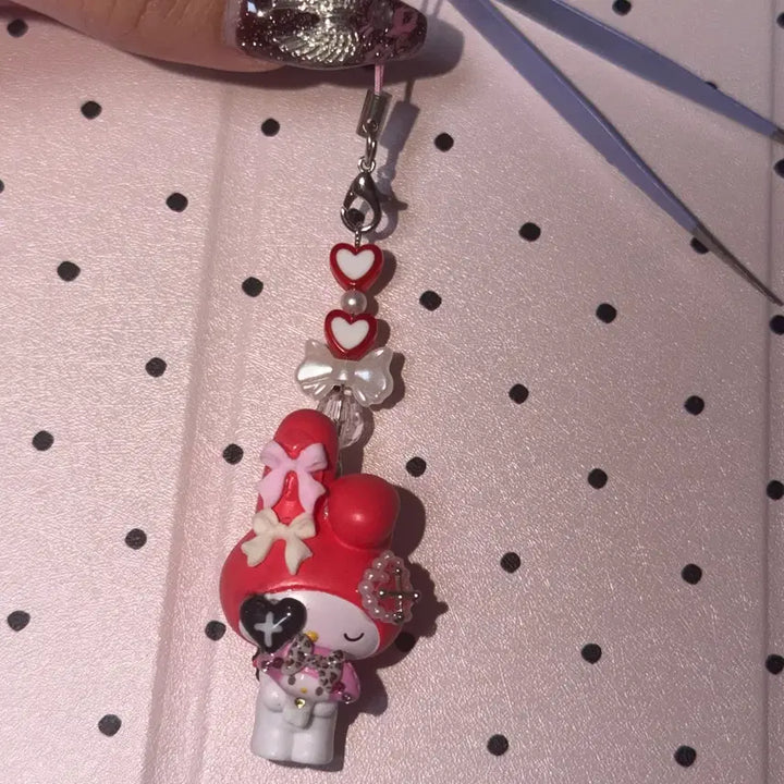 [BUNJANG] Sanrio My Melody Mini Figure Strap (Customized) / 산리오 마이멜로디 미니 피규어 스트랩 (커스텀)