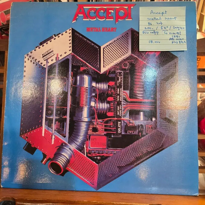 [BUNJANG] Accept Metal Heart LP / Accept.metal heart.86.지구.NM-/EX+.LP