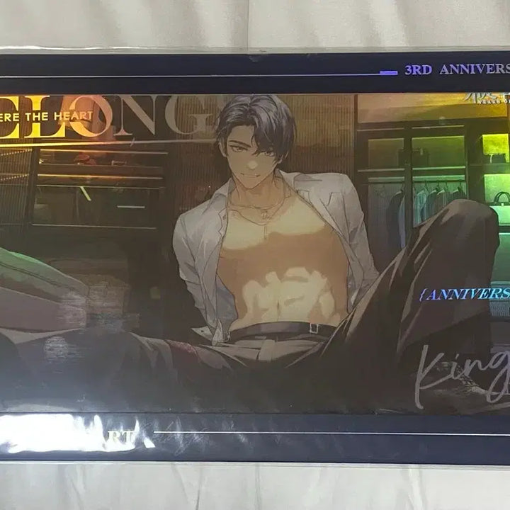 [BUNJANG] Unsolved Case Files Yu Shinwoo 3rd Anniversary Illustration Acrylic Shikishi Stand / 미해결사건부 유신우 3주년 일러스트 아크릴 색지 스탠드