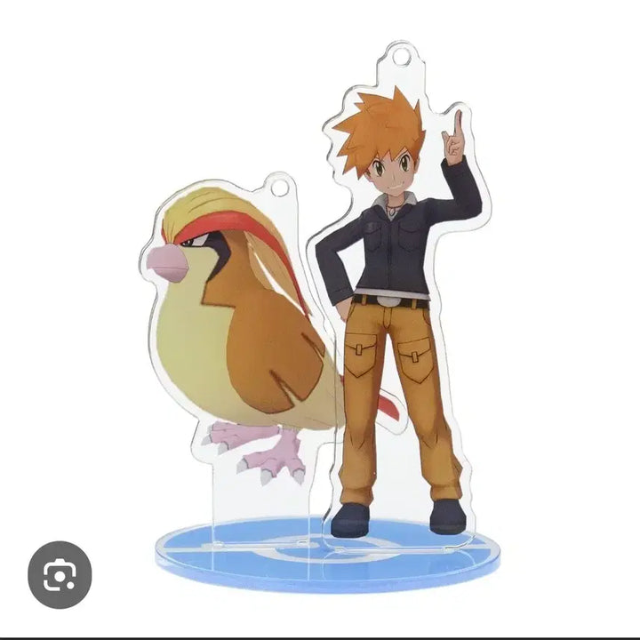 [BUNJANG] Pokemon Green &amp; Pidgeot Acrylic Stand / 포켓몬스터 그린&amp;피죤투 아크릴 스탠드