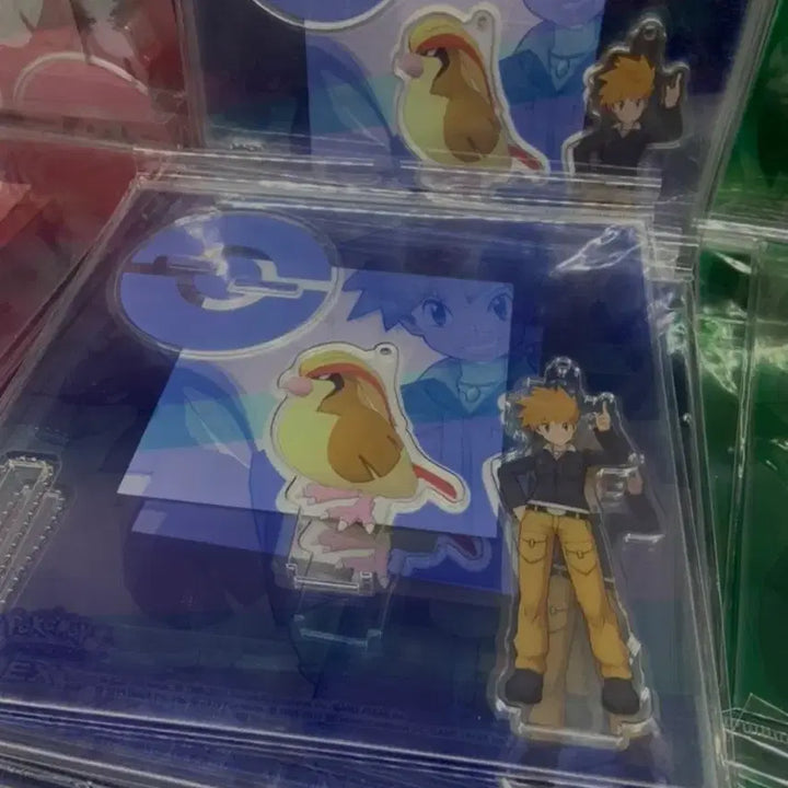 [BUNJANG] Pokemon Green &amp; Pidgeot Acrylic Stand / 포켓몬스터 그린&amp;피죤투 아크릴 스탠드