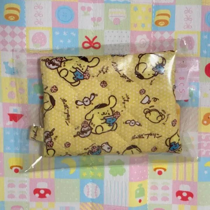 [BUNJANG] Sanrio Pompompurin Snap Pouch / 폼폼푸린 똑딱이 파우치 산리오 폼푸