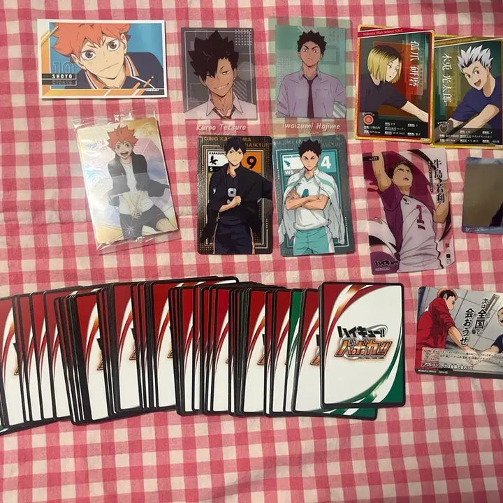 [BUNJANG] Haikyu!! Karasuno High School (Vocaloid) &amp; Acrylic Cards Bundle Set / 일괼) 하이큐 바보카+아크릴카트