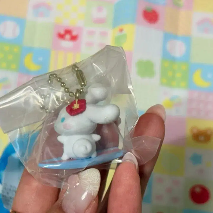 [BUNJANG] Sanrio Cinnamoroll Surfing Keychain / 시나모롤 서핑 키링 판매 산리오 가챠