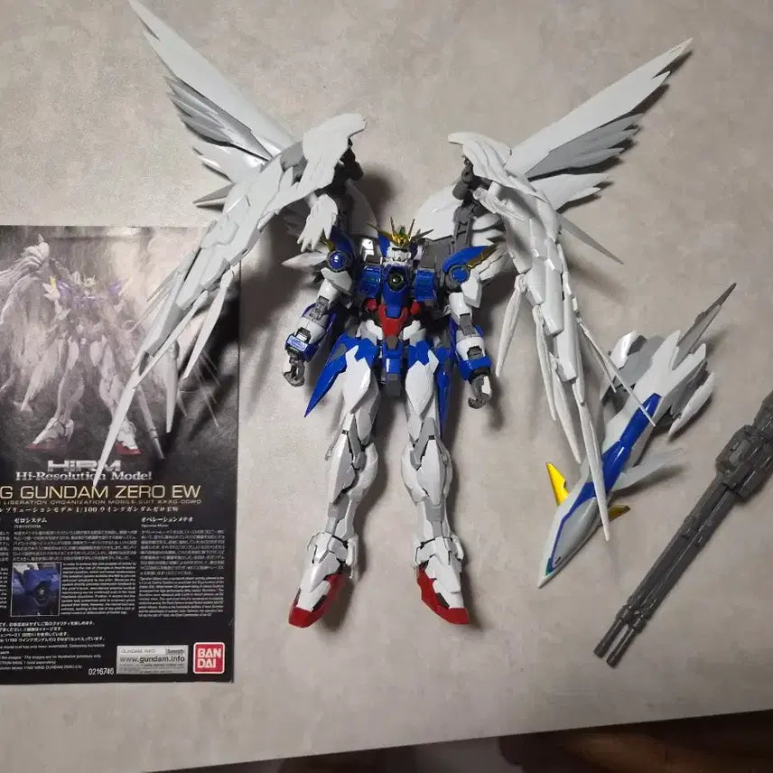 [BUNJANG] Bandai Hi-Resolution Model 1/100 Wing Gundam Zero EW / 반다이 하이레졸루션 모델 1/100 윙 건담 제로 EW