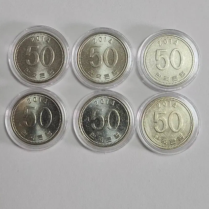 [BUNJANG] 1966 South Korean 50 Won Coin (2 pcs) / 2014년 50원 동전 2개