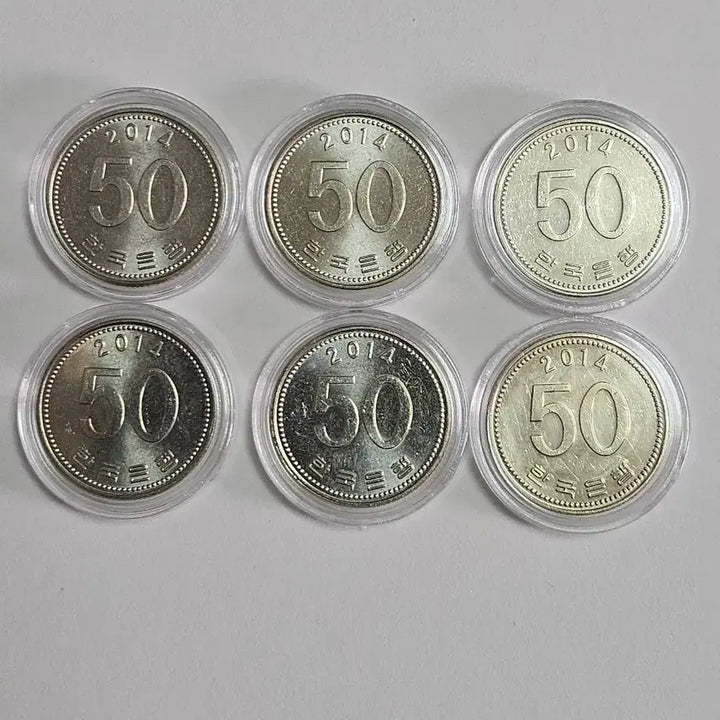 [BUNJANG] 1966 South Korean 50 Won Coin (2 pcs) / 2014년 50원 동전 2개