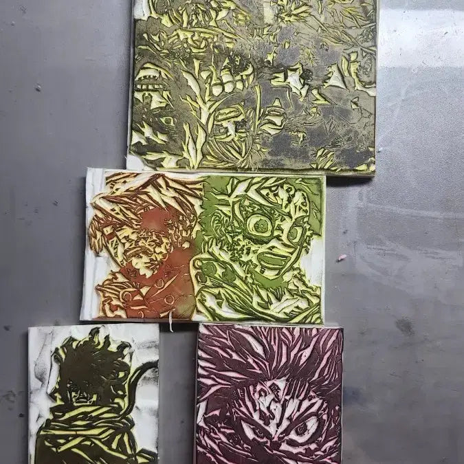 [BUNJANG] Handmade Eraser Stamp Set - Various Anime / 애니 지우개도장 일괄판매
