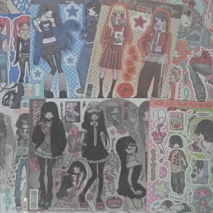 [BUNJANG] Domiworld Sticker Bundle Set / 도미월드 스티커 일괄 판매