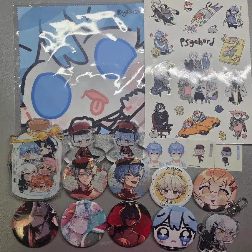 [BUNJANG] Psycode 3rd Anniversary Yeonyi Pin Button Photocard Bundle Set / 급전) 싸이코드 굿즈 판매