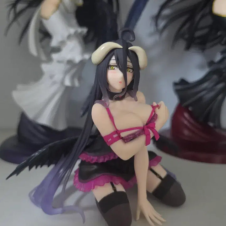 [BUNJANG] Taito Desktop Cute Albedo Neglige Version Figure / 타이토 데스크탑 큐트 알베도 피규어 네글리제 버전