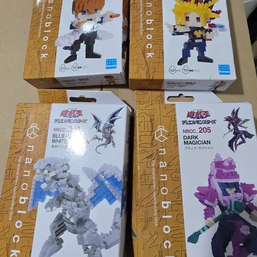 [BUNJANG] Yu-Gi-Oh! Nanoblock 4-Set Bundle / 나노블럭 4종 세트 유희왕 세트