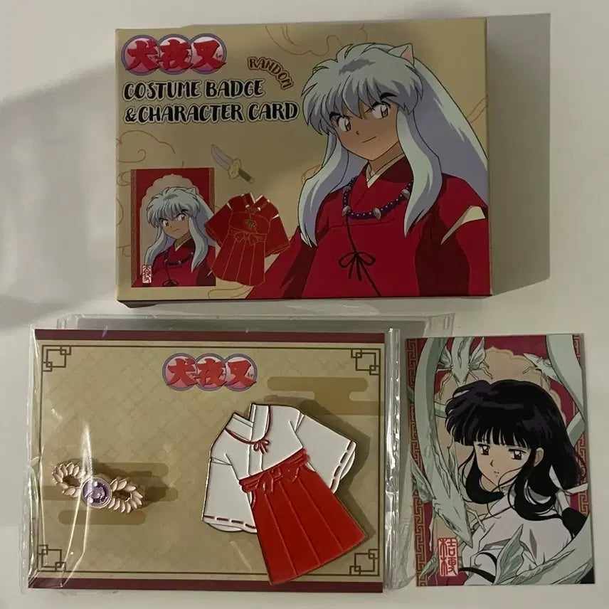 [BUNJANG] Inuyasha Kagome &amp; Inuyasha CGV Collaboration Pin Set / 이누야샤 cgv 금강 키쿄우 뱃지 판매