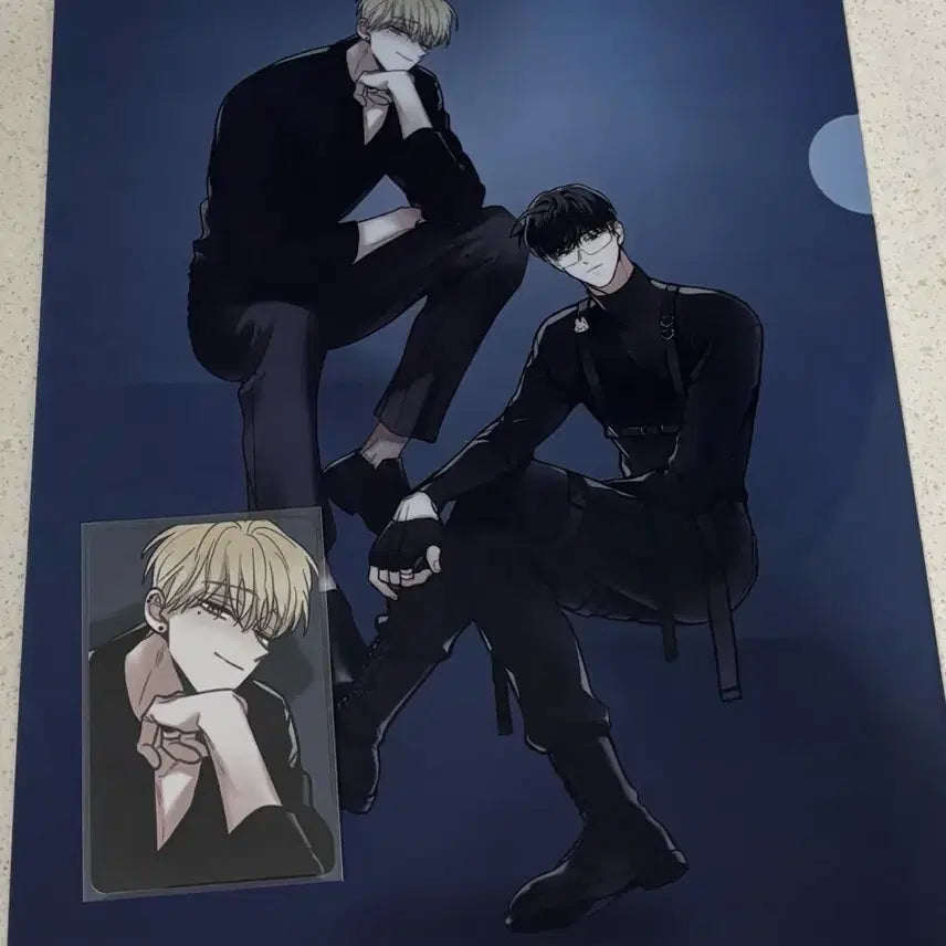 [BUNJANG] JAEIM SHOP Checkmate Black Cat Power Clear File + Black Tiger Ball Photocard / 재이미샵 흑묘력 체크메이트 클리어파일+흑호공 포토카드